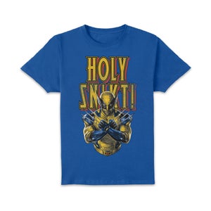 Deadpool & Wolverine Holy Snikt! Unisex T-Shirt - Blue
