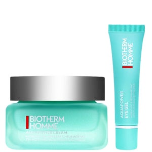 Biotherm Bundles Duo: Homme Aquapower Cream 72H 50ml & Aquapower Eye Gel 15ml