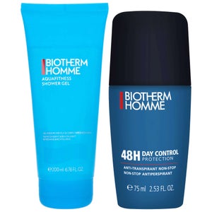 Biotherm Duo: Homme Aquafitness Shower Gel 200ml & 48H Day Control Antiperspirant Roll-On 75ml