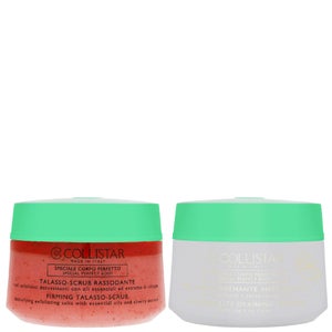 Collistar Duo: Exfoliating Firming Talasso-Scrub 700g & Slimming, Firming & Anti-Cellulite Draining Gel Mud 400ml