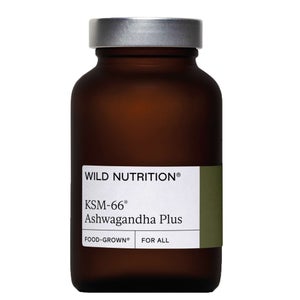 Wild Nutrition Supplements Food-Grown® KSM-66 Ashwagandha Plus Capsules x 60