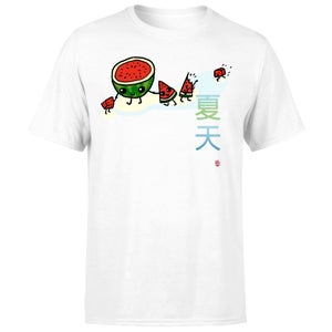Threadless x IWOOT Watermelon Family Men's T-Shirt - White