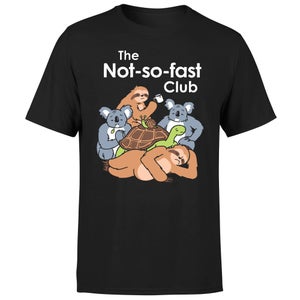 Threadless x IWOOT The Not So Fast Club Men's T-Shirt - Black