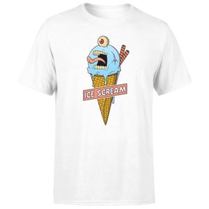 Threadless x IWOOT The Screaming Ice Cream Men's T-Shirt - White