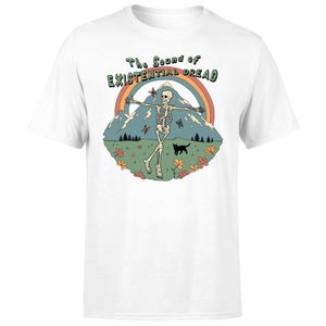 Threadless x IWOOT The Sound Of Existential Dread Men's T-Shirt - White