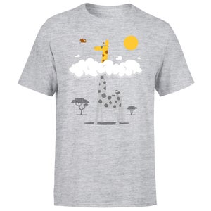 Threadless x IWOOT Giraffe In Summer Men's T-Shirt - Grey