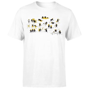 Threadless x IWOOT Crazy Ants Men's T-Shirt - White