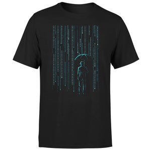 Threadless x IWOOT Digital Storm Men's T-Shirt - Black
