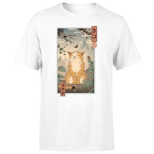 Threadless x IWOOT Edo Cat Men's T-Shirt - White