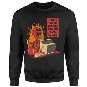 Threadless x IWOOT You Got Mail Sweatshirt - Black