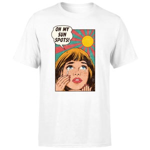 Threadless x IWOOT Oh My Sun Spots! Men's T-Shirt - White