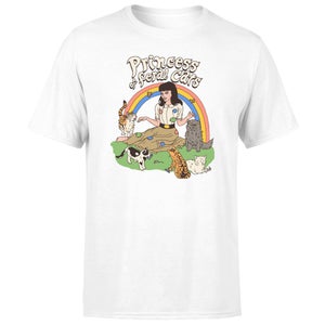 Threadless x IWOOT Princess Of Feral Cats Men's T-Shirt - White