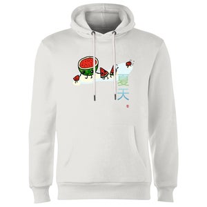 Threadless x IWOOT Watermelon Family Hoodie - White