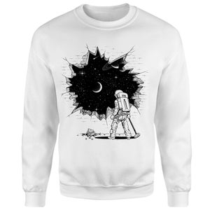 Threadless x IWOOT Breakthrough (to The Other Side) Sweatshirt - White