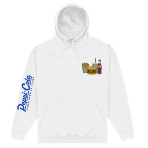 Pepsi Co. Diner Open 24 Hours Hoodie - White
