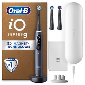 Oral-B iO Series 9N Black Onyx SIOC mit Reiseetui weiß