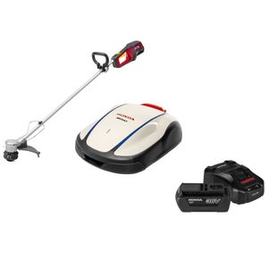 Miimo 1500 Live Robot Lawnmower with Installation Kit, Cordless Lawn trimmer + 2Ah Battery & Fast Charger