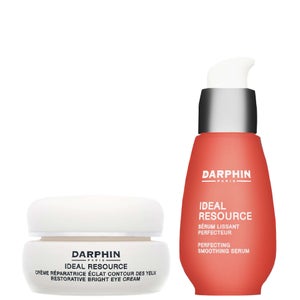 Darphin Bundles Duo: Ideal Resource Restorative Bright Eye Cream 15ml & Perfecting Smoothing Serum 30ml