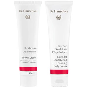 Dr. Hauschka Duo: Shower Cream 150ml & Lavender Sandalwood Calming Body Cream 145ml