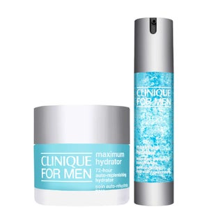 Clinique Duo: Mens Maximum Hydrator 50ml / 1.7 fl.oz. & Activated Water-Gel Concentrate 48ml / 1.6 fl.oz.