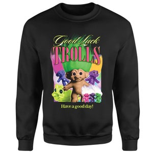 Trolls Good Day Sweatshirt - Black
