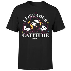 Felix The Cat Catitude Unisex T-Shirt - Black