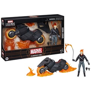 Hasbro Marvel Legends Series Ghost Rider, 6" Comics Collectible Action Figure with Motorcycle