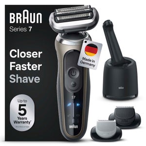 Braun Series 7 Elektrorasierer für Herren, 72-C7650cc, Gold