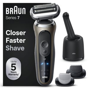 Braun Series 7 72-C7650cc Electric Shaver, Gold
