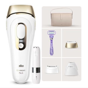 Braun Bundle: IPL Silk Expert Pro 5 PL5347 Beauty Set and Face FS 1000
