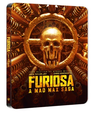 Furiosa: A Mad Max Saga -  Zavvi Exclusive 4K Ultra HD Steelbook (Goldskull Version)