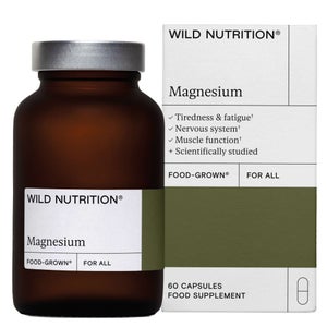 Wild Nutrition Supplements Food-Grown® Magnesium Capsules x 60