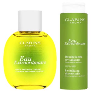 Clarins Duo: Eau Extraordinaire Treatment Fragrance 100ml & Eau Extraordinaire Revitalizing Shower Milk 200ml