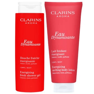 Clarins Duo: Eau Dynamisante Energizing Fresh Shower Gel 200ml & Energizing Melting Body Lotion 200ml