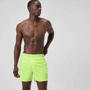 Short de bain uni Lookout 40 cm, hommes, jaune