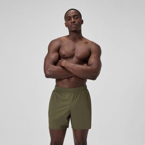 Short de bain uni Lookout 40 cm, hommes, vert