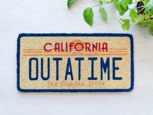 Back To The Future Door Mat
