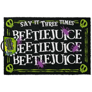 Beetlejuice Door Mat