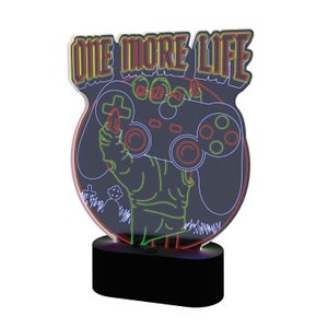 Gameration One More Life Led Table Lamp
