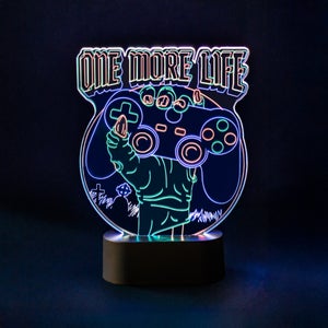 Gameration One More Life Led Table Lamp