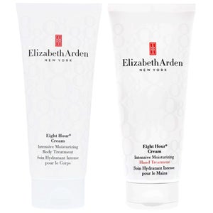 Elizabeth Arden Bundles Duo: Eight Hour Cream Intensive Moisturising Body Treatment 200ml & Hand Treatment 200ml