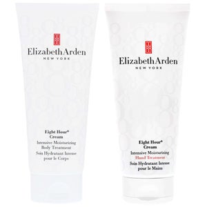 Elizabeth Arden Duo: Eight Hour Cream Intensive Moisturising Body Treatment 200ml / 6.8 fl.oz. & Hand Treatment 200ml