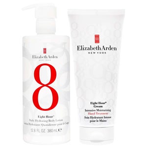 Elizabeth Arden Duo: Eight Hour Daily Hydrating Body Lotion 380ml / 12.8 fl.oz. & Moisturising Hand Treatment 200ml