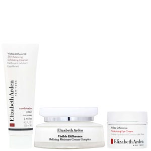 Elizabeth Arden Trio: Visible Difference Exfoliating Cleanser 125ml, Cream Complex 75ml & Eye Cream 15ml