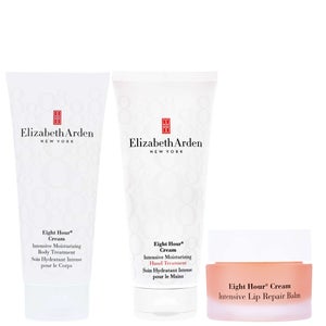 Elizabeth Arden Trio: Eight Hour Intensive Repair Lip Balm 11.6ml, Hand Treatment 200ml & Body Treatment 200ml