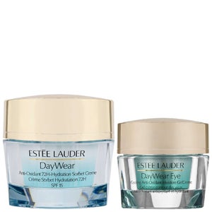 Estée Lauder Duo: DayWear Anti-Oxidant 72H Hydration Sorbet Creme SPF15 50ml & Eye Cooling Moisture Gel Creme 15ml