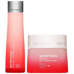 Estée Lauder Duo: Nutritious Radiant Essence Treatment Lotion 200ml & Melting Soft Creme/Mask Moisturizer 50ml