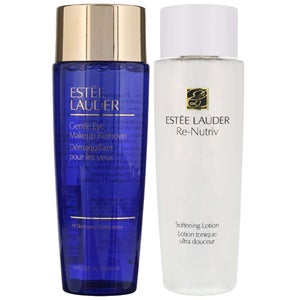 Estée Lauder Duo: Gentle Eye Makeup Remover 100ml & Re-Nutriv Softening Lotion 250ml