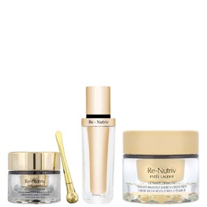 Estée Lauder Trio: Re-Nutriv Ultimate Diamond Eye Creme 15ml, Brilliance Serum 30ml & Energy Creme Rich 50ml