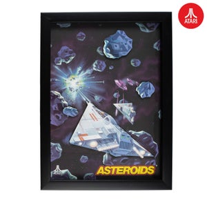 Official Atari 3D Wall Art - Asteroids Collection